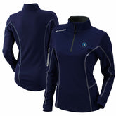 Minnesota Timberwolves Women's Omni-Wick Shotgun Quarter-Zip Pullover Top Navy - Columbia
