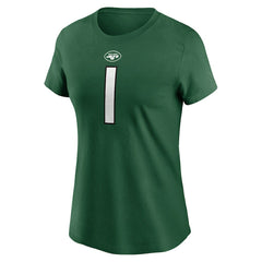 Sauce Gardner New York Jets Women's Player Name & Number T-Shirt - Green T-shirts