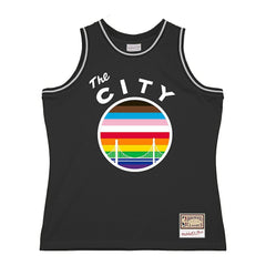 Golden State Warriors Hardwood Classic Pride Jersey Black - Mitchell & Ness