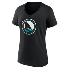 San Jose Sharks Fanatics Women's Alternate Graphic T-Shirt - Black | US 200665477