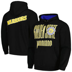Golden State Warriors Hardwood Classics OG 2.0 Pullover Hoodie Black - Mitchell & Ness