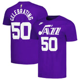 Utah Jazz Unisex 50th Anniversary T-Shirt Purple - Nike