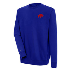 Buffalo Bills Adult Throwback Logo Victory Pullover Sweatshirt - Royal Pullover