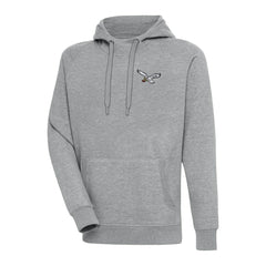 Philadelphia Eagles Adult Throwback Logo Victory Pullover Hoodie - Heather Gray Hoodies