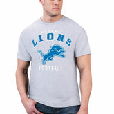 Detroit Lions Starter Logo Graphic T-Shirt - Gray T-shirts