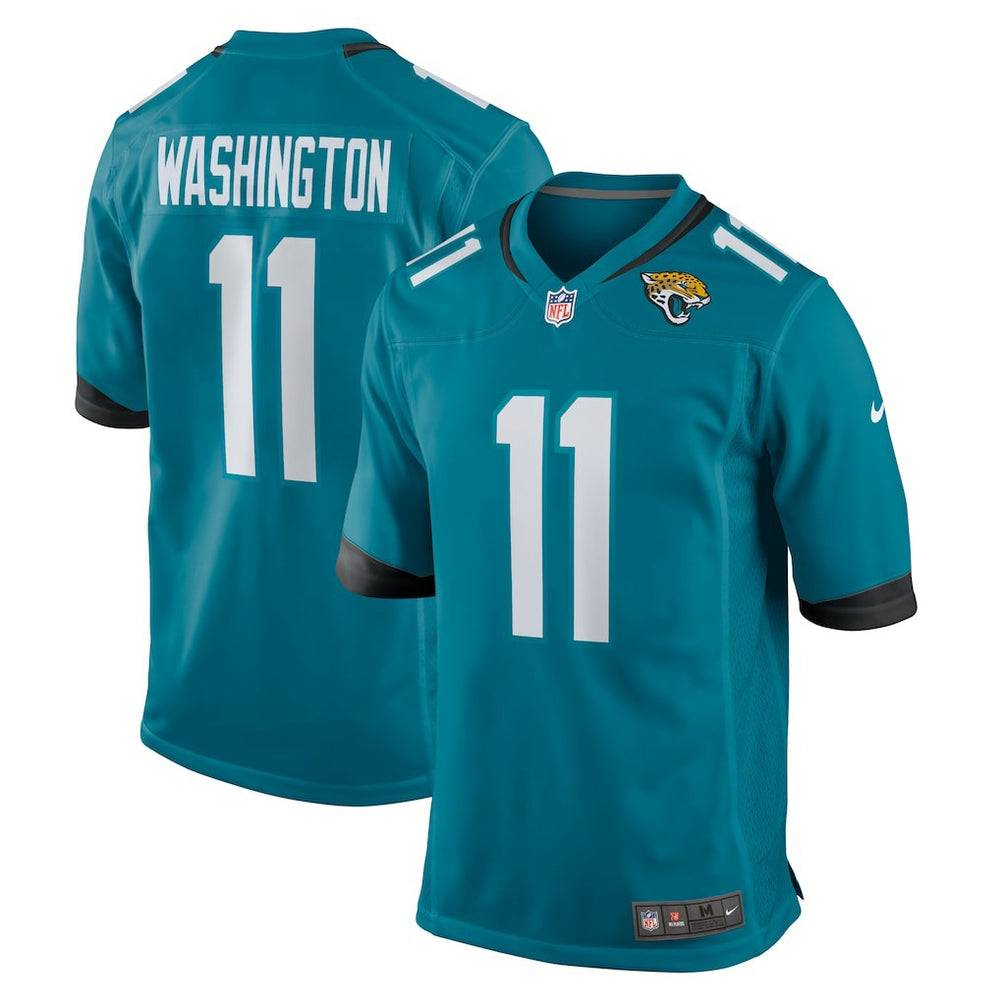 Parker Washington Jacksonville Jaguars Team Game Jersey - Teal Jerseys