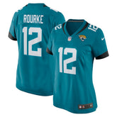 Nathan Rourke Jacksonville Jaguars Women's Team Game Jersey - Teal Jerseys