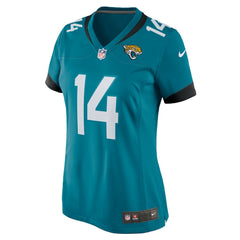 Elijah Cooks Jacksonville Jaguars Women's Team Game Jersey - Teal Jerseys