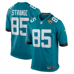 Brenton Strange Jacksonville Jaguars Team Game Jersey - Teal Jerseys