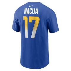 Puka Nacua Los Angeles Rams Player Name & Number T-Shirt - Royal T-shirts