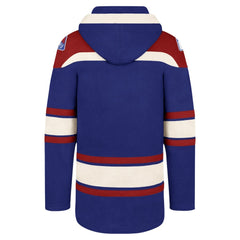 New York Rangers '47 Big & Tall Superior Lacer Pullover Hoodie - Blue | US 200683090