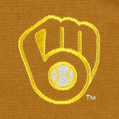 Milwaukee Brewers Dunbrooke Dakota Work Full-Zip Hoodie Jacket - Brown Jackets
