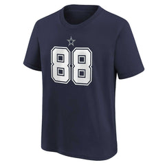 CeeDee Lamb Dallas Cowboys Preschool Player Name & Number T-Shirt - Navy T-shirts