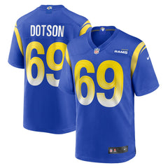 Kevin Dotson Los Angeles Rams Game Jersey - Royal Jerseys