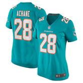 Devon Achane Miami Dolphins Women's Player Game Jersey - Aqua Jerseys