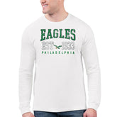 Philadelphia Eagles Starter Retro Long Sleeve T-Shirt - White T-shirts