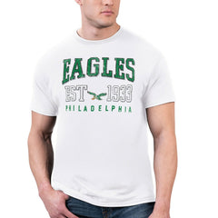 Philadelphia Eagles Starter Retro Team Graphic T-Shirt - White T-shirts