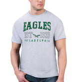 Philadelphia Eagles Starter Retro Team Graphic T-Shirt - Gray T-shirts