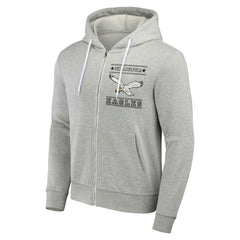 Philadelphia Eagles NFL x Darius Rucker Collection Full-Zip Hoodie - Gray Hoodies