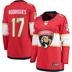 Evan Rodrigues Florida Panthers Fanatics Women's Home Breakaway Player Jersey - Red | US 200723275