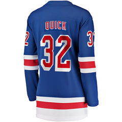 Jonathan Quick New York Rangers Fanatics Women's Home Breakaway Player Jersey - Blue | US 200723295