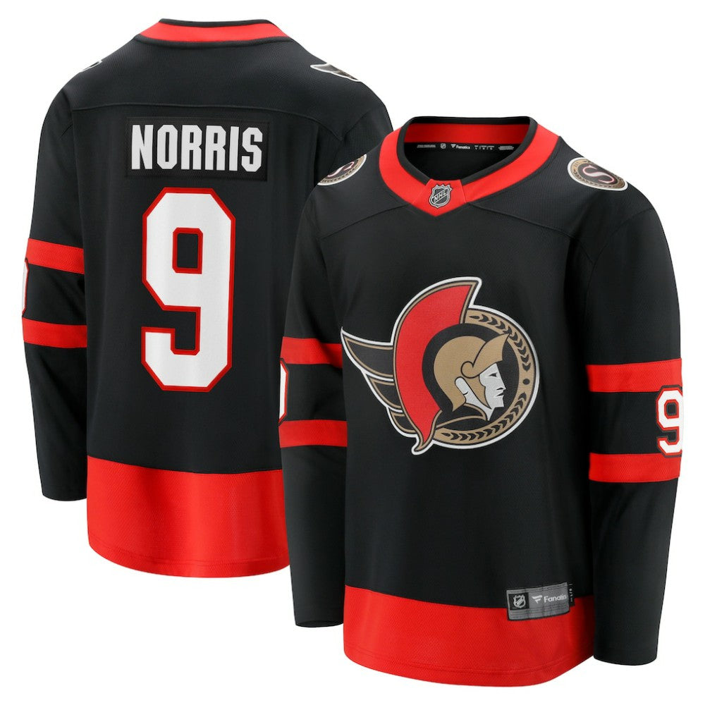 Josh Norris Ottawa Senators Fanatics Home Breakaway Jersey - Black | US 200723314