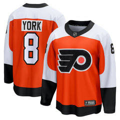 Cam York Philadelphia Flyers Fanatics Home Breakaway Jersey - Orange | US 200723330