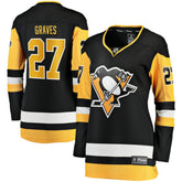Ryan Graves Pittsburgh Penguins Fanatics Women's Home Breakaway Player Jersey - Black | US 200723340