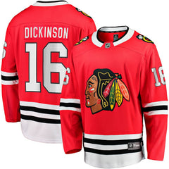 Jason Dickinson Chicago Blackhawks Fanatics Home Breakaway Jersey - Red | US 200723423