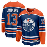 Mattias Janmark Edmonton Oilers Fanatics Home Breakaway Jersey - Royal | US 200723445