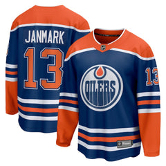 Mattias Janmark Edmonton Oilers Fanatics Home Breakaway Jersey - Royal | US 200723445