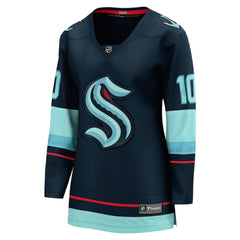 Matty Beniers Seattle Kraken Fanatics Women's Home Breakaway Player Jersey - Deep Sea Blue | US 200723497