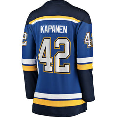 Kasperi Kapanen St. Louis Blues Fanatics Women's Home Breakaway Player Jersey - Blue | US 200723510
