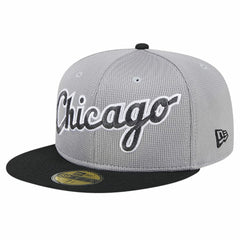 Chicago White Sox New Era Pivot Mesh 59FIFTY Fitted Hat - Gray Hats