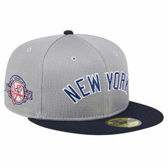 New York Yankees New Era Pivot Mesh 59FIFTY Fitted Hat - Gray Hats