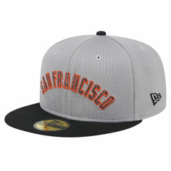 San Francisco Giants New Era Pivot Mesh 59FIFTY Fitted Hat - Gray Hats