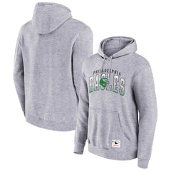 Philadelphia Eagles Pocket Passer Pullover Hoodie - Heather Gray Hoodies