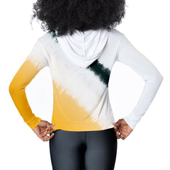 Green Bay Packers Certo Women's Rundown Lightweight Pullover Hoodie - White Hoodies