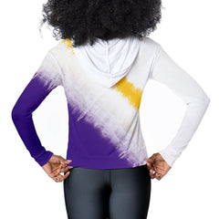 Minnesota Vikings Certo Women's Rundown Lightweight Pullover Hoodie - White Hoodies