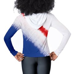 New York Giants Certo Women's Rundown Lightweight Pullover Hoodie - White Hoodies