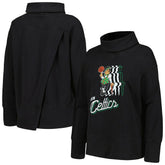 Boston Celtics Levelwear Women's Sunset Pullover Sweatshirt Black outlet