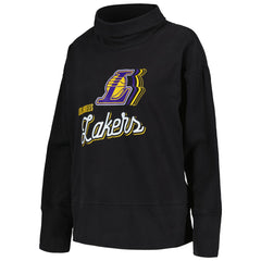 Los Angeles Lakers Levelwear Women's Sunset Pullover Sweatshirt Black