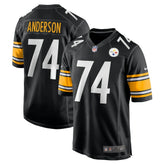 Spencer Anderson Pittsburgh Steelers Game Jersey - Black Jerseys