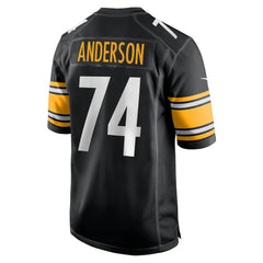 Spencer Anderson Pittsburgh Steelers Game Jersey - Black Jerseys