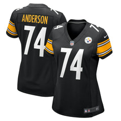 Spencer Anderson Pittsburgh Steelers Women's Game Jersey - Black Jerseys