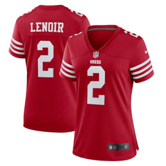 Deommodore Lenoir San Francisco 49ers Women's Game Jersey - Scarlet Jerseys