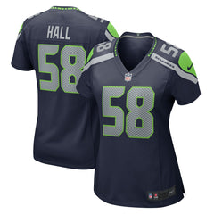 Derick Hall Seattle Seahawks Women's Team Game Jersey - College College Navy Jerseys