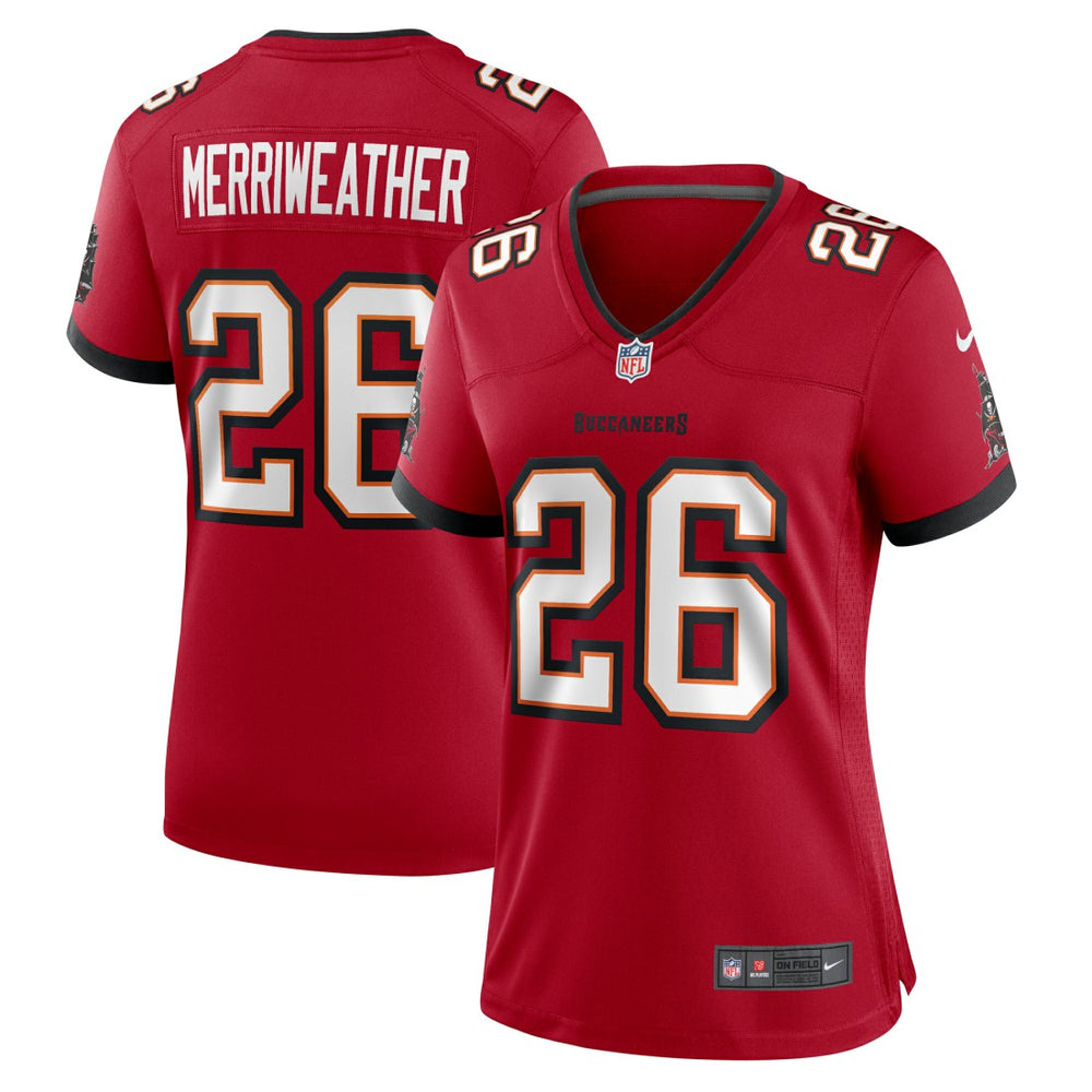 Kaevon Merriweather Tampa Bay Buccaneers Women's Game Jersey - Red Jerseys