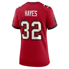Josh Hayes Tampa Bay Buccaneers Women's Game Jersey - Red Jerseys