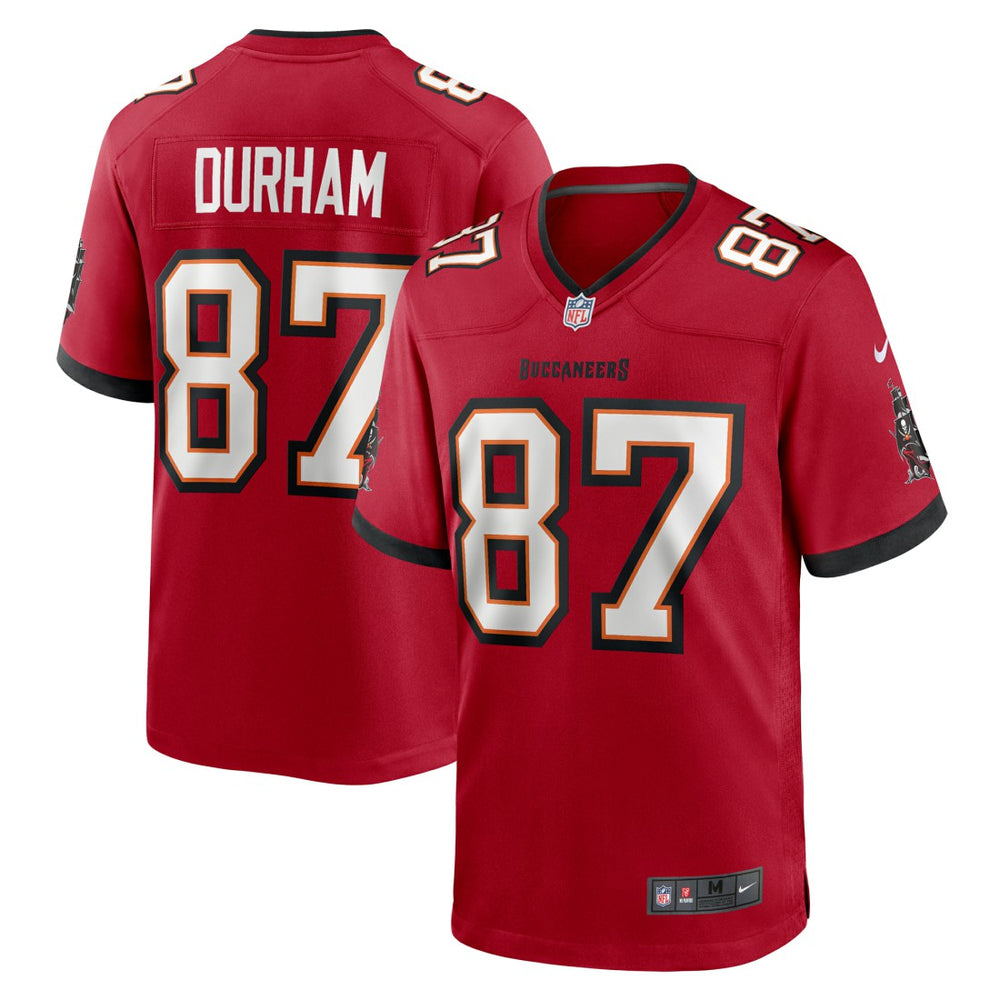 Payne Durham Tampa Bay Buccaneers Game Jersey - Red Jerseys
